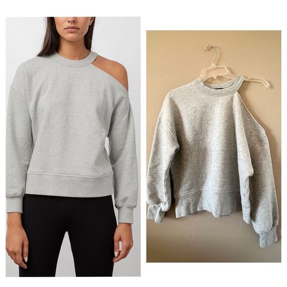 Rails Quincy Sweatshirt in Heather Grey - Picture 1 of 13